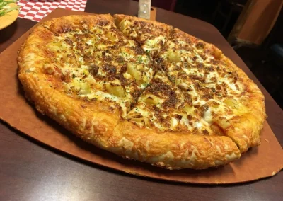 Large Sweet Potato Pizza with Gold Crust